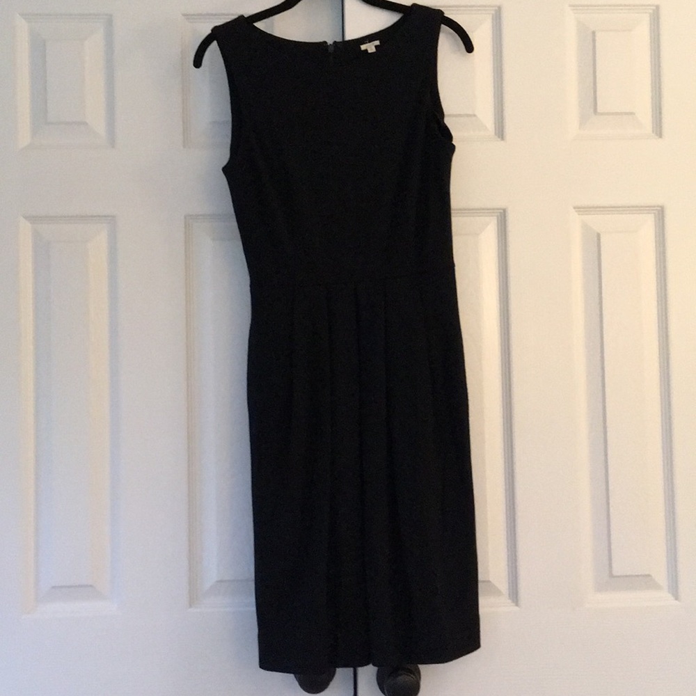 Jcrew Black wool dress size 2